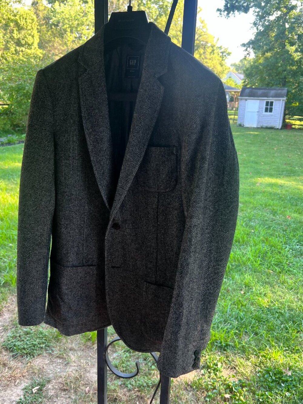 Gap Medium Tall Herringbone Blazer